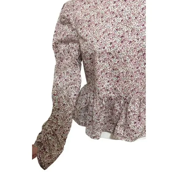 Tuckernuck Hyacinth House “Mia” Floral Puff Sleeve Blouse – S Bridgerton Regency - Picture 4 of 7